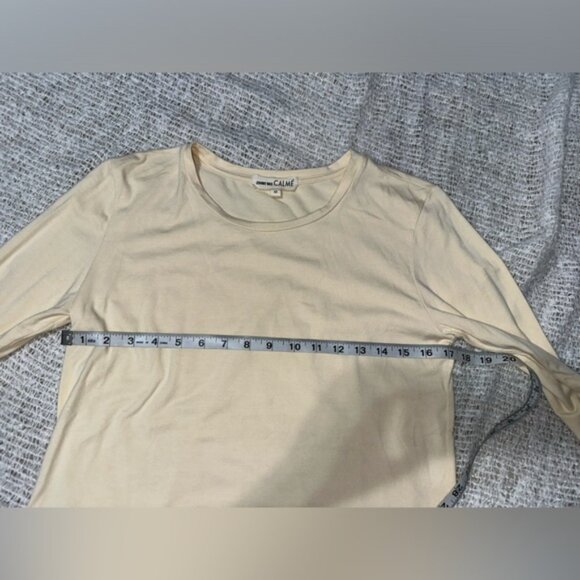 Johnny Was CALMÉ 3/4 Quarter Sleeve T-Shirt Medium - Picture 4 of 9